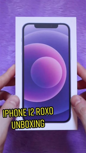 Unboxing do iPhone 12 Roxo - Nova Cor da Primavera