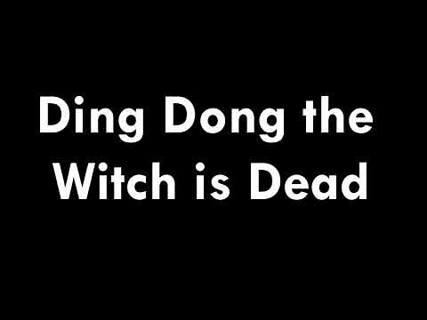 Ding Dong the Witch is Dead lyrics