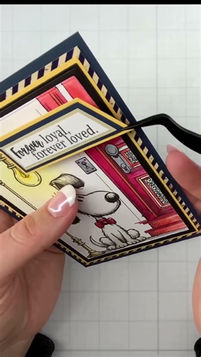 DIY Cute Dog Card with Stamping Technique 🐕 #handmadecard #cardmaking