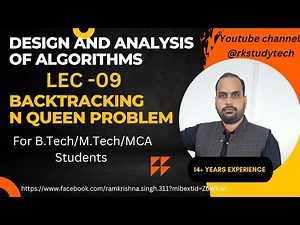 Lec-9#DAA | N-Queen problem using Backtracking