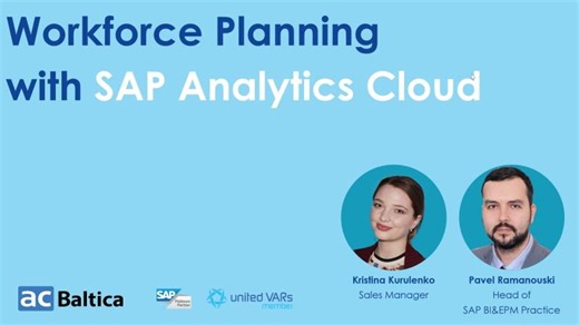 Workforce Planning with SAP Analytics Cloud | Nikolai Bogdanovich