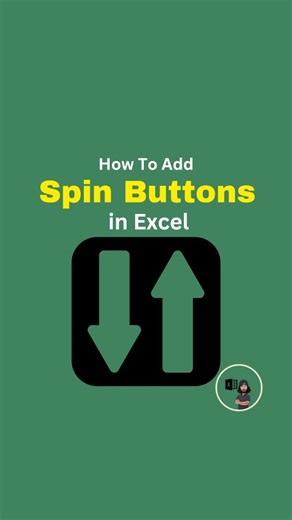 Excel Encyclopedia | Excel coach on Instagram: "Spin Buttons in Excel  Save this for later so you don't forget ✨ ✨Follow us on instagram for daily tips & tricks✨ #cheatsheets #excel #exceltips #exceltricks #googlesheets #spreadsheet #accounting #finance #corporate #tutorial"