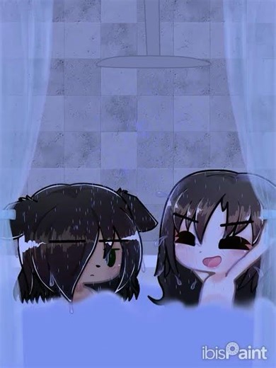 Bubble Bath 🫧 #gacha #edit #digitalart #gachalife #gachaedit #siblings