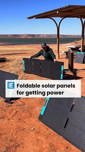 153K views · 1.3K reactions | After setting up 200w foldable solar panels and connecting them to something like a big power bank, you can get power from the sun. #engineering | Interesting Engineering | Facebook