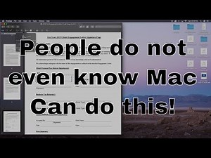Sign & Edit documents in Mac using the "Preview" application (IMAC and Macbook)