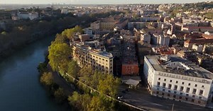 Aerial Views of the Historic City Center Cultural Treasures