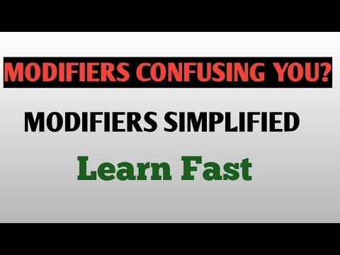 Modifiers: Their kinds/ Misplaced Modifiers/ Common errors#english 
