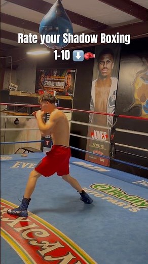 Shadow Boxing 1-10 ⬇️? #boxing #training #footwork #gym #shadowboxing