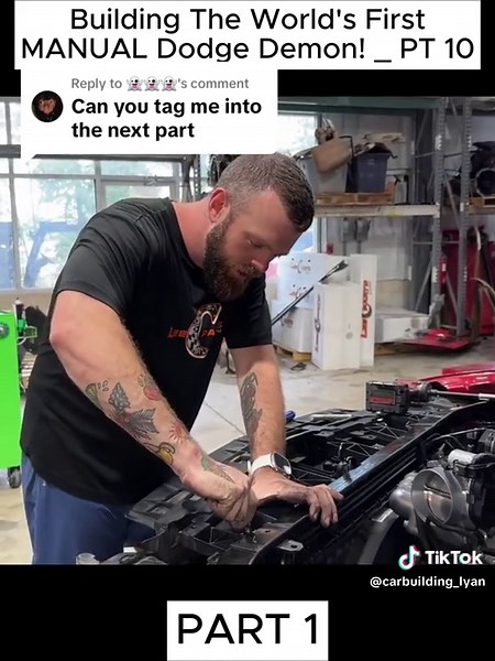 Building The World's First MANUAL Dodge Demon!