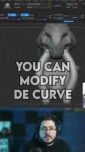 ZBrush Tip - Curve Brush! #zbrush #abrahamleal #tutorial #digitalsculpting #3d #videogames #artist