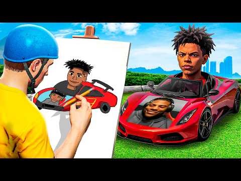 Whatever iShowSpeed Car Jeffy Draws Comes To Life!