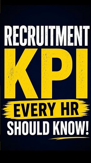 Recruitment KPI.#HRMadhusmita #HRBasics