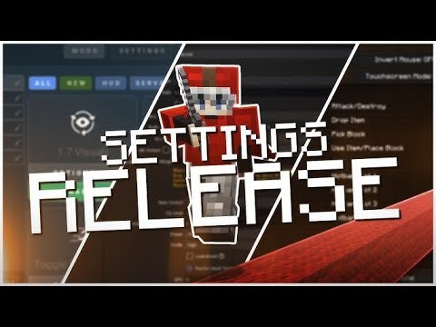 Minecraft SETTINGS reveal + default edit texture pack!