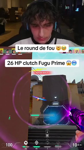 Fugu FPS en Live : Clutch de 26 HP dans Valorant