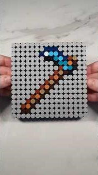 LEGO Minecraft Art: Diamond Hoe