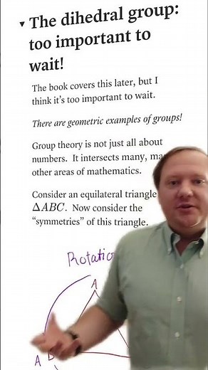 The Abstract Algebra Minute! - Video 0016 - The dihedral group and rotations