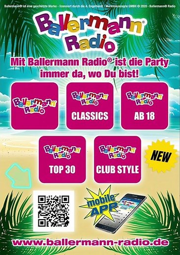 Party ohne Ende: 4 neue Party-Channel auf Ballermann Radio