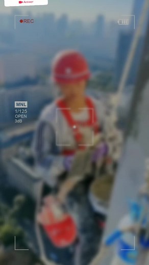 Construction Worker on High-Rise: Building in the Sky