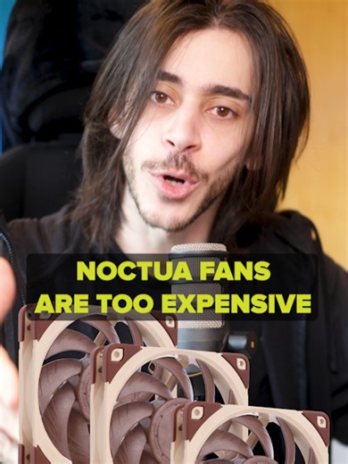 Why I Didn't Use Noctua Fans #gamingpc #techtok #solidguts #watercooling #5090