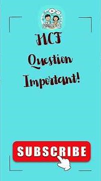 ✅️HCF Problem with Prime Factorisation #shorts #trending #math