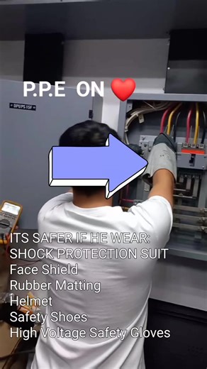43K views · 154 reactions | Ugaliin mag sout ng PPE o Personal Protective Equipment while handling Electrical Circuit . #safetyfirst #Electrician #Lineman #wiring #electrical #technician #TESDA #panelboard #Switch #termination | Electricians Guide | Facebook