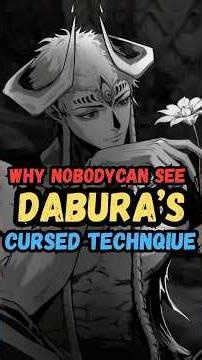 why Dabura's CURSED technique is Invisible.? #jujutsukaisen #gojo #sukuna #dabura #mahoraga #yuji