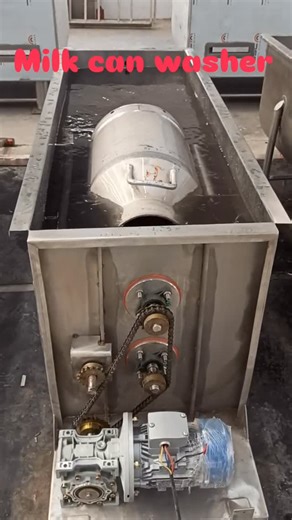 Machines on Instagram: "milk can washer is a machine used in dairy plants to clean and sanitize milk cans after milk is emptied. Proper washing is important to prevent bacterial growth and milk spoilage. ⸻ 2. Purpose / Need • Removes milk residues • Ensures hygienic conditions • Prevents bad odor and contamination • Saves time, water, and labor compared to manual washing ⸻ 3. Main Parts 1. Can Inlet/Loading Section – where empty cans are placed 2. Pre-rinse Tank – removes loose dirt and milk ост