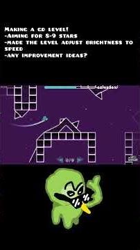 Making a gd level (Pt. 12) #geometrydash #gd #gaming