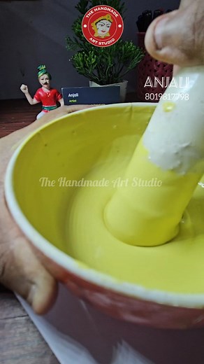 8 comments | Making Gesso in Mysore Painting. Process Making gesso...