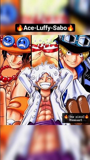 Ace+Luffy+Sabo😍🔥 #onepiece #anime #art #luffy