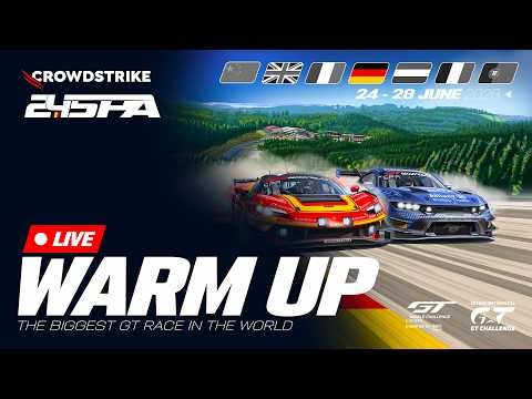 LIVE | Warm-up | CrowdStrike 24 Stunden von Spa | GT World Challenge pwd by AWS 2026