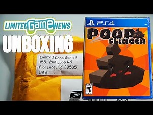 Poop Slinger by Limited Rare Games Unboxing (Rarest PS4 Game???) - LimitedGameNews com
