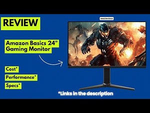 Amazon Basics 24" Gaming Monitor Review 2025 | FHD 1080P, 165Hz, 1ms, Adaptive Sync, VESA Mount