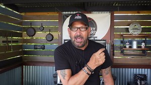 Caramelized onion smothered chicken thighs straight off the flat top