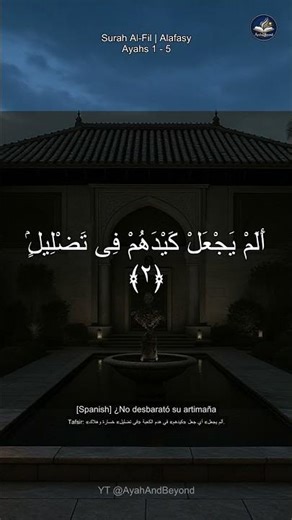 Surah 105 (1-5) | Alafasy #shorts
