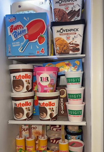 Delicious Nutella Ice Cream at Luigi's Italian Ice