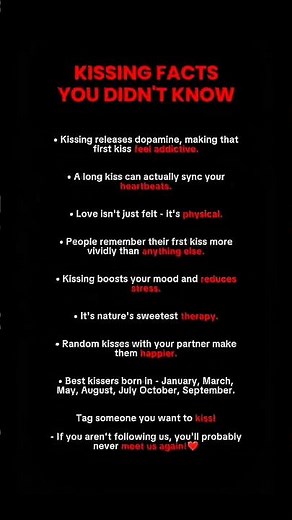 What Kissing Does to Your Brain