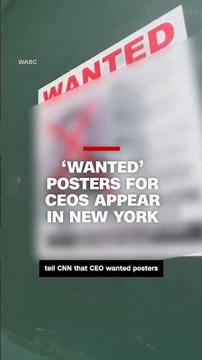 ‘Wanted’ posters for CEOs appear in New York