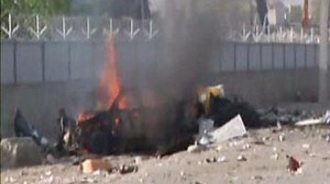 Explosions rock Kabul after Obama leaves; US embassy sounds alarm