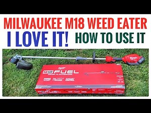 I LOVE! Milwaukee M18 Battery Powered String Grass Trimmer / Weed Eater 2825 REVIEW
