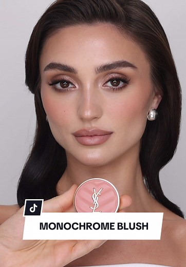 Monochrome Blush Tutorial with YSL Beauty