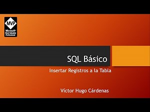 Conceptos Básicos de SQL: Insertar Datos