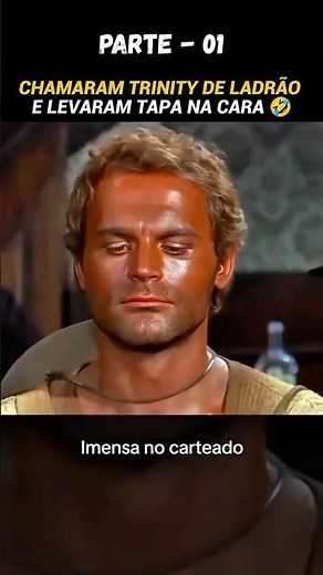 Jogador de Poker chamou Trinity de ladrão e levou tapa na cara!#cortesdefilmes #faroeste #shorts