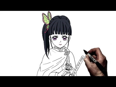 How To Draw Kanao | Step By Step | Demon Slayer