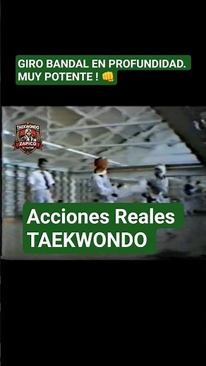 GIRO BANDAL CHAGUI MUY PROFUNDO Y POTENTE. TAEKWONDO 🥋