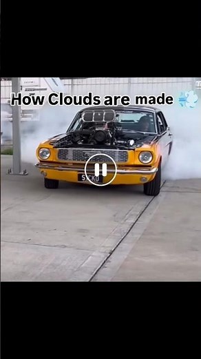 Now that's a freaking burnout 💨☝️ Blown mustang 🐎 #burnout