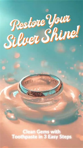 How to shine your silver jewelry? #shorts #toothpaste #facts