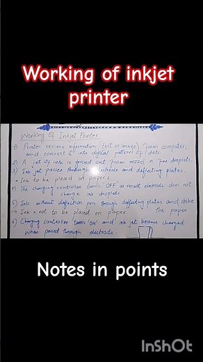 How Inkjet Printer Works | Step-by-Step Explanation 🔥
