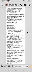 Part A. Build Your AtomChoose or be assigned an element from t... | Filo