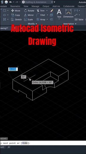 AutoCAD Isometric Drawing